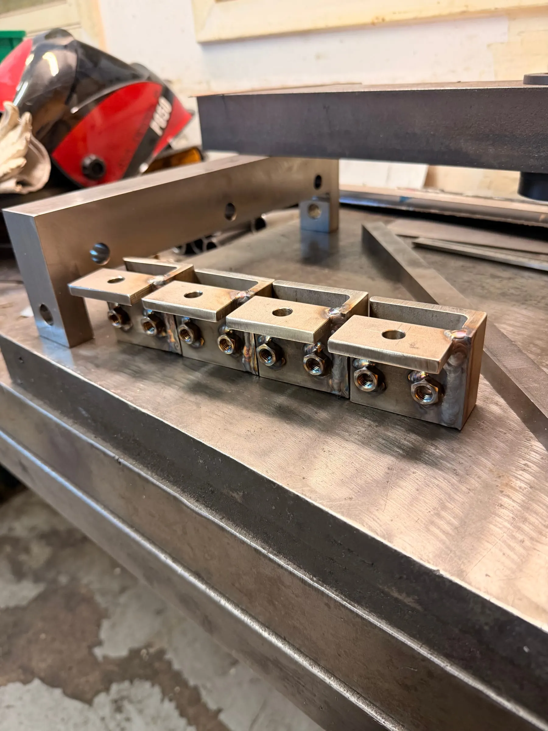 Brackets with bolted connections