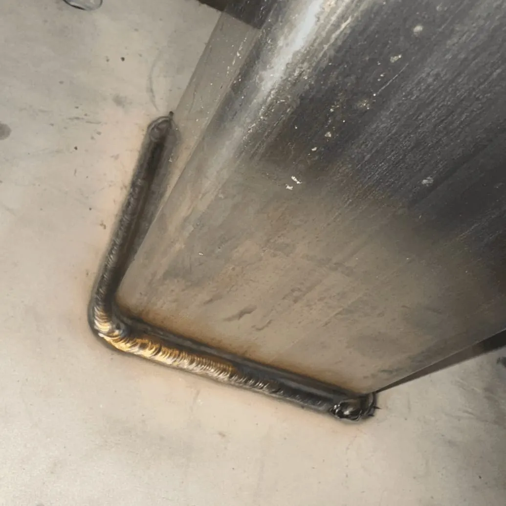 TIG-welded joint